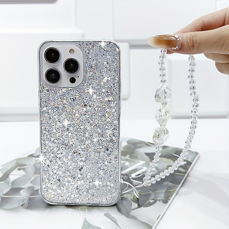 Fashion Starry Sky High Flash Phone Case with Love Bracelet For Iphone11 11promax 12 12pro 12promax 13 13pro 13promax 14 14pro 14plus 14promax 15 15pro 15plus 15promax 16 16pro 16plus 16promax